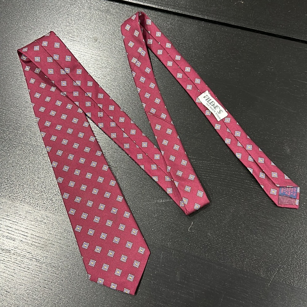 Rooster Filene’s Men’s Store Luxury Vintage Silk Tie